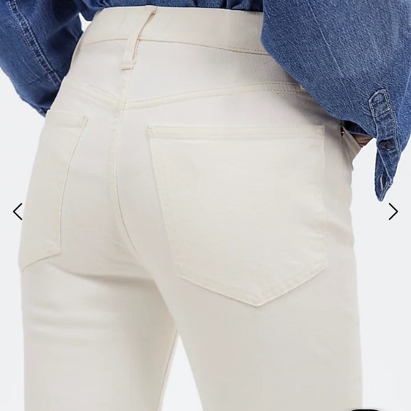 NWT Madewell Size 26 The Perfect Vintage Jean Ivory Winter White - Picture 2 of 14